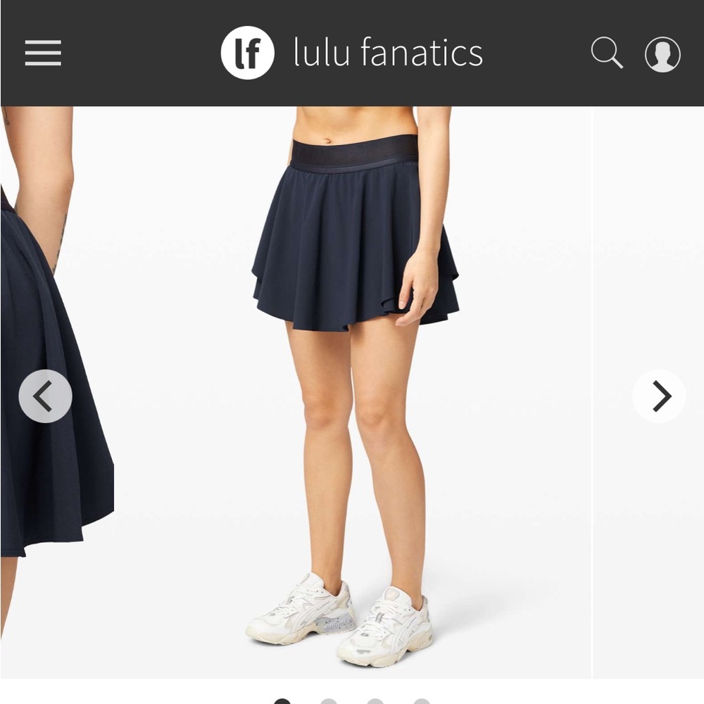 Lululemon Court Rival High Rise Skort (Tall)